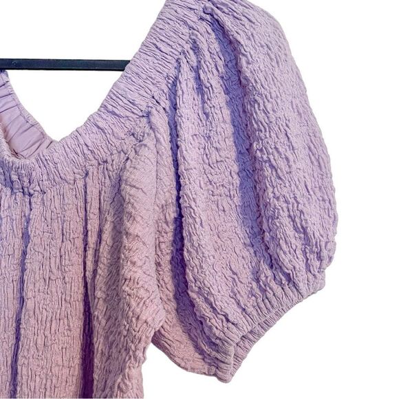 Stine Goya Garance Off The Shoulder Midi Dress in Lilac - Picture 6 of 11